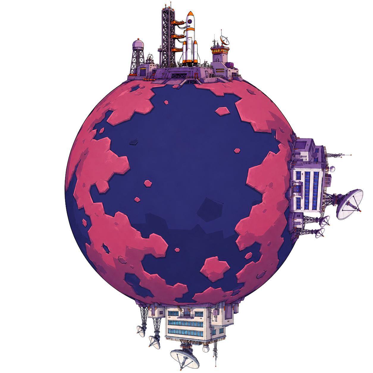 Illustration de la terre