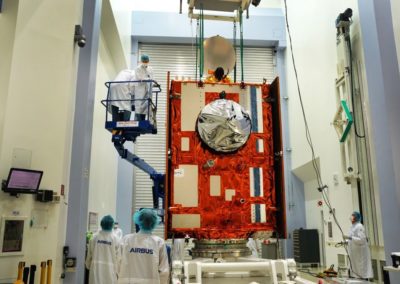 Le satellite Sentinel-6 en salle de test